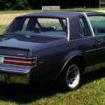 1987 buick regal limited dark blue