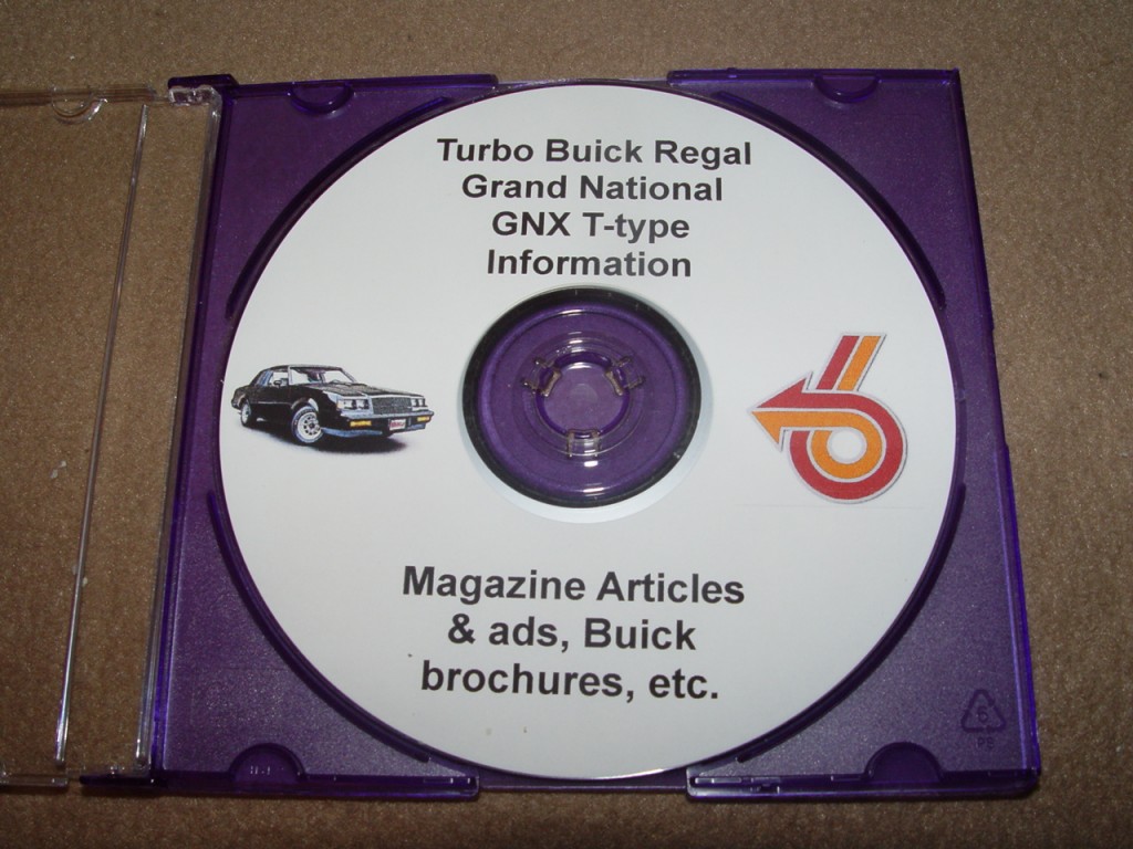 buick literature disc
