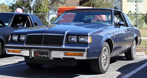 1985 buick t-type dark blue