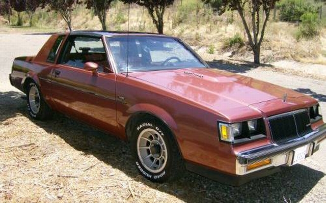 rosewood 1986 buick t-type