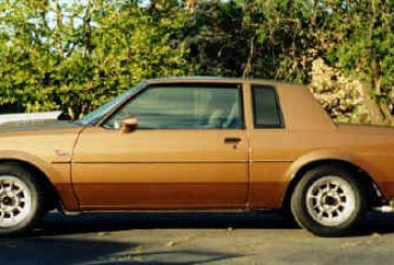 1986 Buick Regal T Type Light Brown Metallic