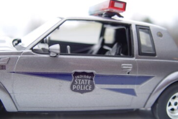 Diecast Indiana State Police Car