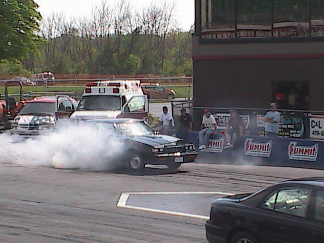 buick grand national burnout