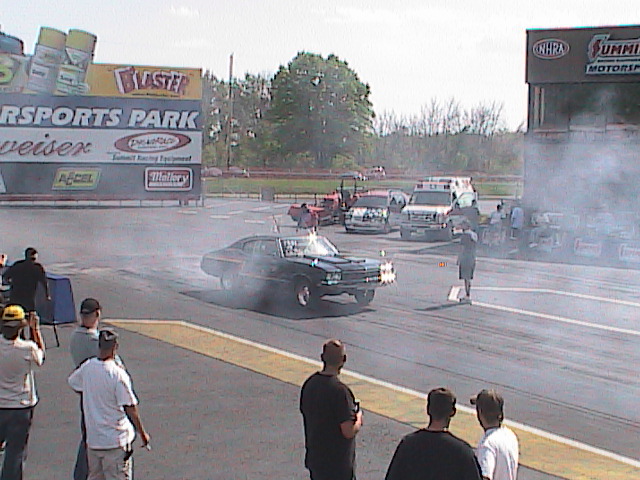 buick gran sport burnout