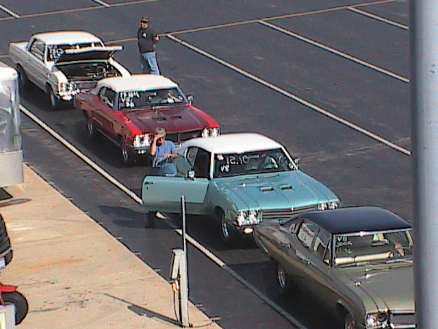 buick racers in a row