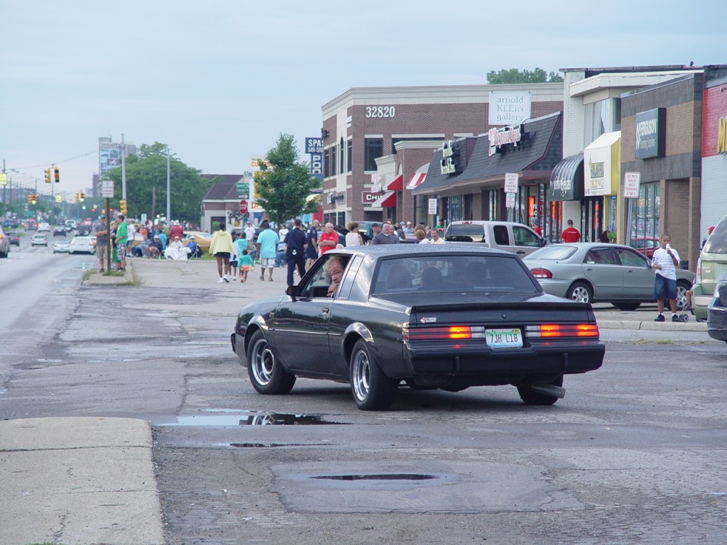 buick grand national on woodward avenue