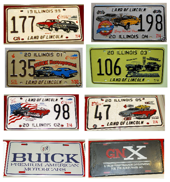 buick turbo regal license plates