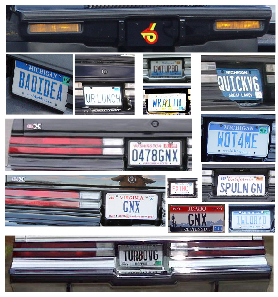 turbo buick regal license plates