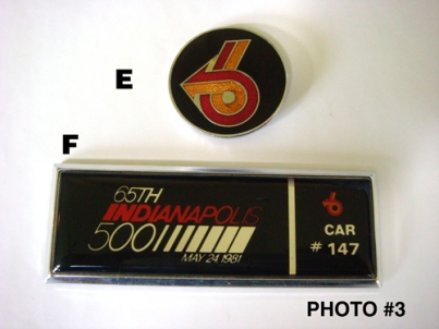 Buick Regal Indy pace car emblems