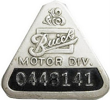 buick motor division badge