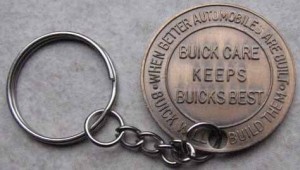 buick retail store keychain