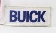 buick patch block letters