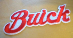 buick red script patch
