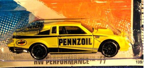 hot wheels yellow pennzoil 2011