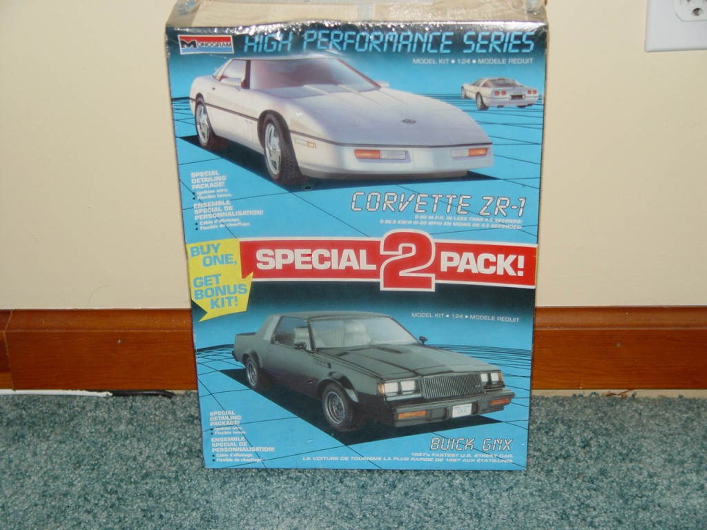 monogram 2 pack buick gnx corvette