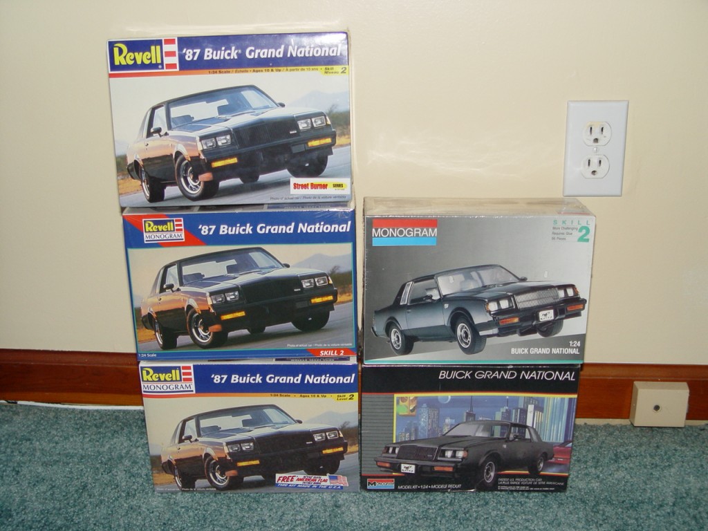 revell monogram buick grand national model kit