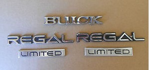 Buick Regal Limited Emblems