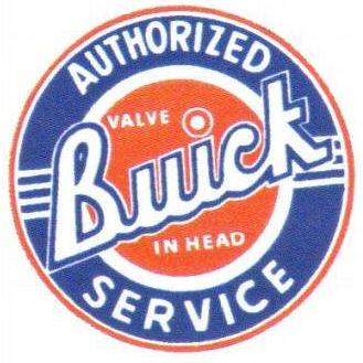 buick authorized service sticker