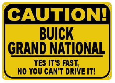 fast buick sign