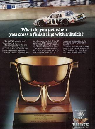 1983 buick nascar ad