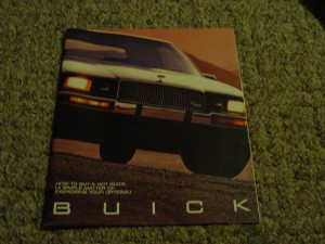 1987 buick regal brochure