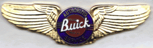 buick authorized service pilot wings pin