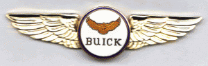 buick hawk pilot wings pin