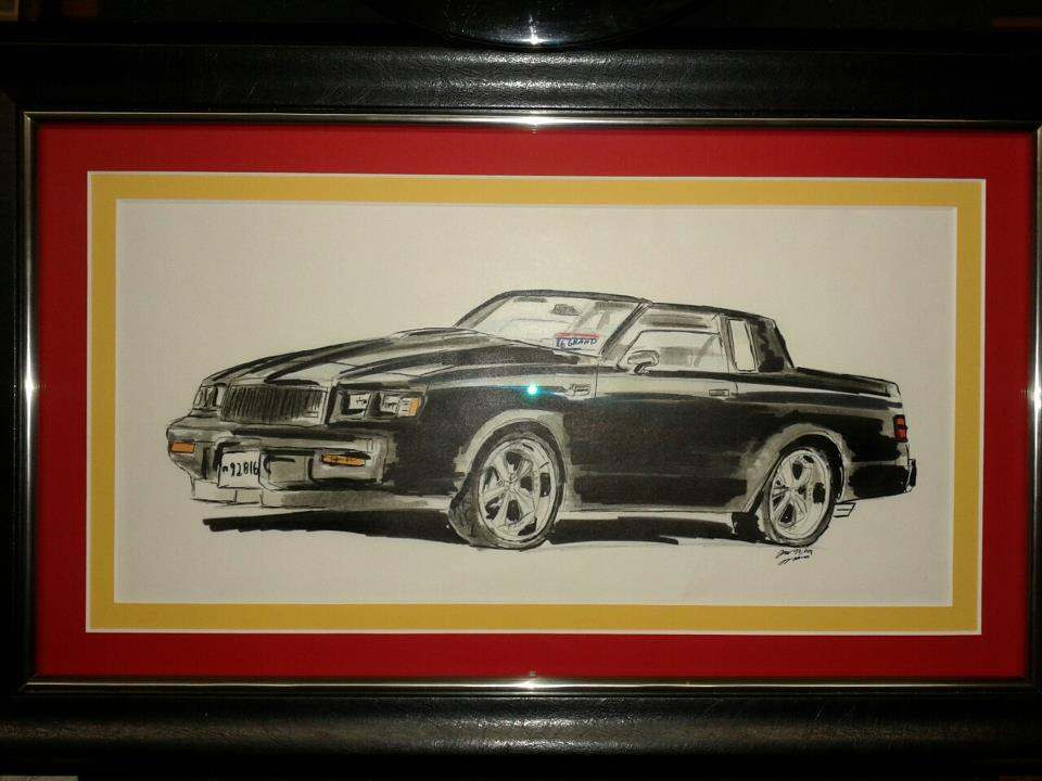 Buick Grand National Drawings Prints Pictures