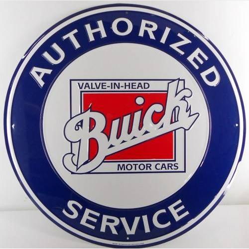 Buick Valve in Head Garage Sign