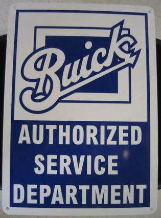 Buick Service Signs