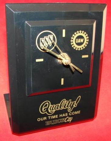 buick city desk clock