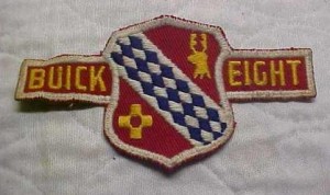 buick eight embroidered patch