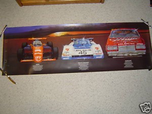buick indy road race nascar poster