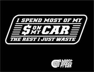 spend money on car