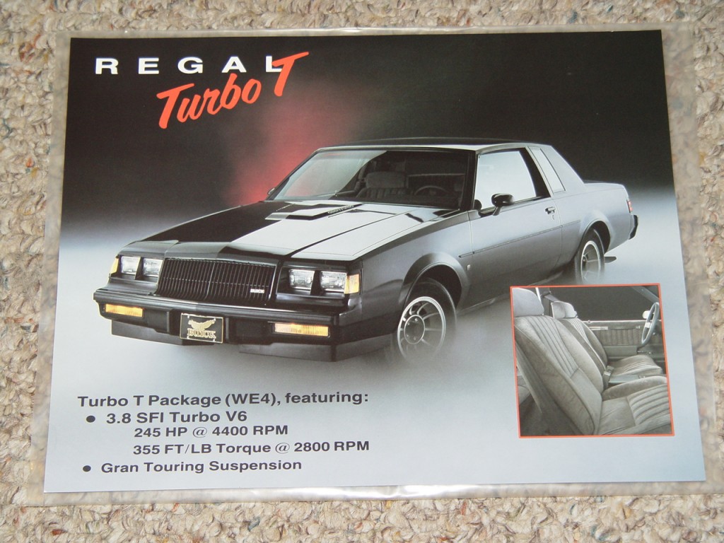 regal turbo t we4 advert