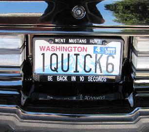 Custom Buick Grand National License Tags