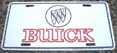 buick crest plate