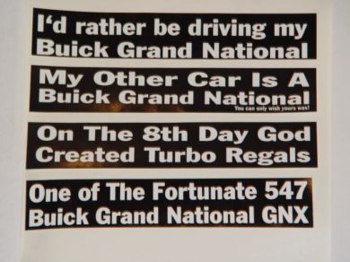 funny buick stickers