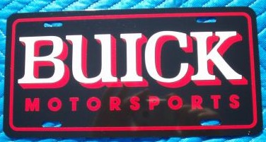 Buick Motorsports License Plates