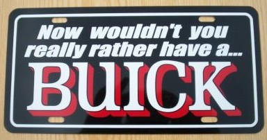 buick license plate