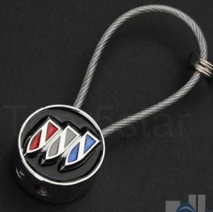 buick metal rope keychain