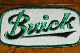 Old Buick Script Letter Logo Patches