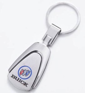 buick tri shield design keychain