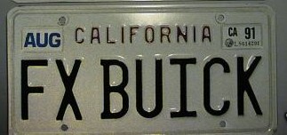 fx buick tag