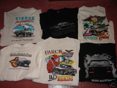 Buick Regal Grand National Shirt Collection