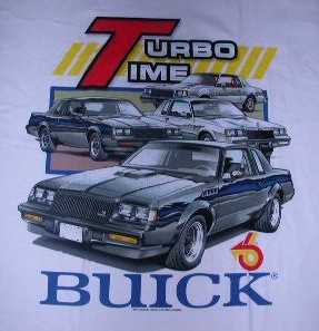 buick turbo time shirt