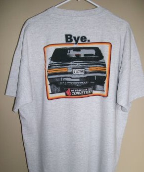 we brake for vettes shirt