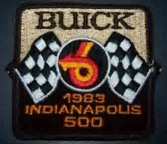 1983 indy 500 patch