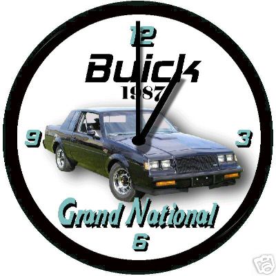 1987 buick gn clock