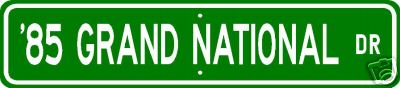 85 grand national sign